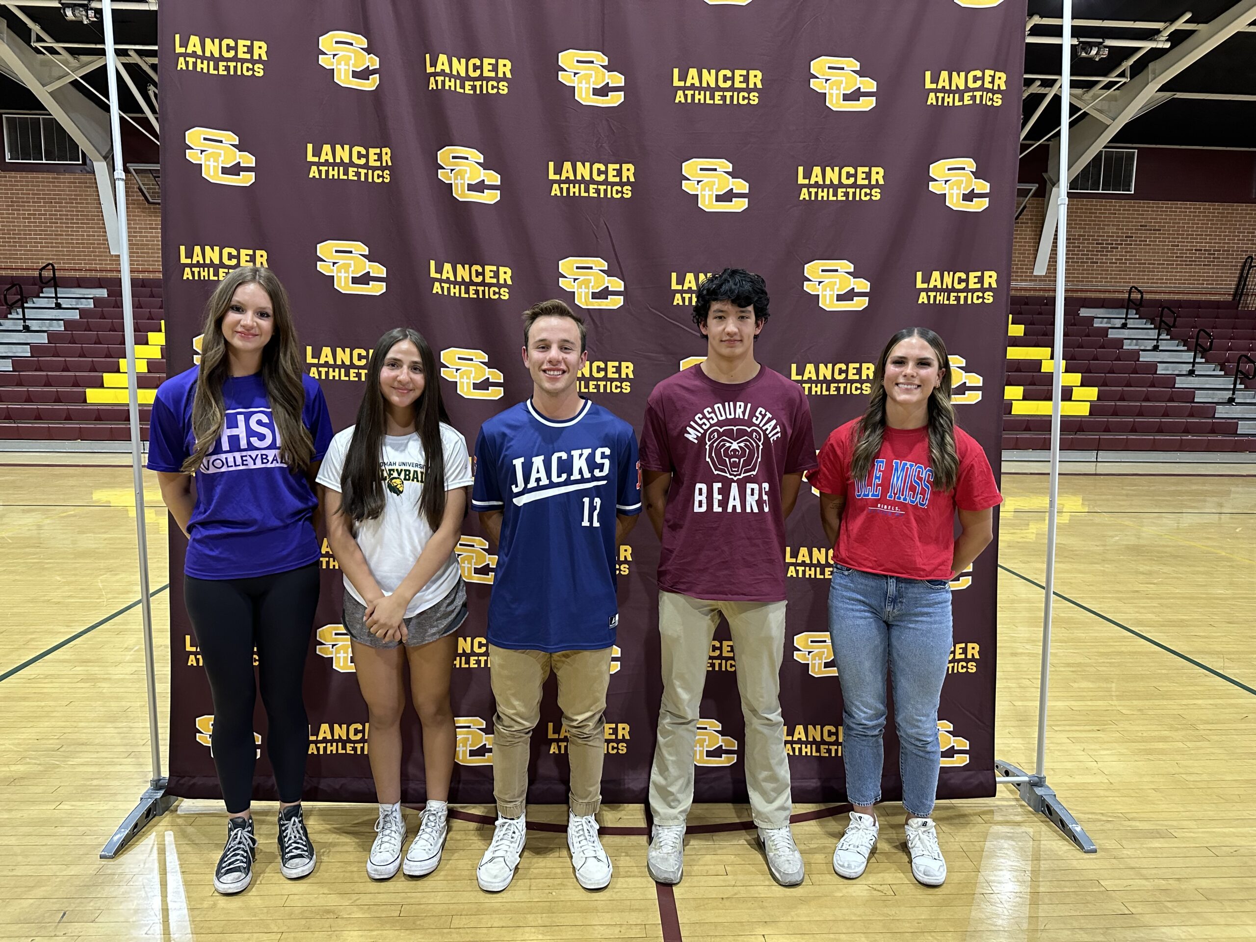 Students at spring commitment ceremony