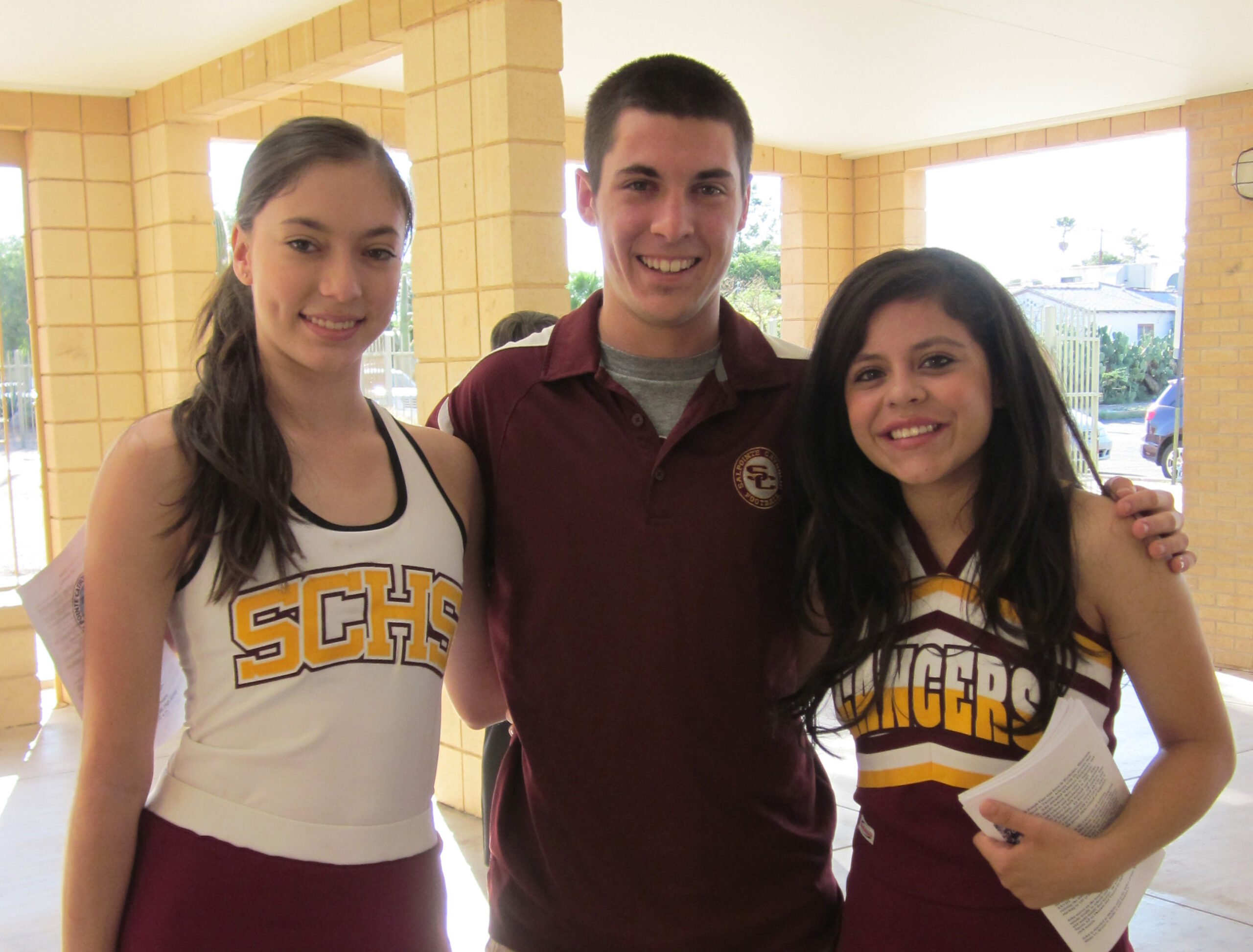 Students posing for a picture