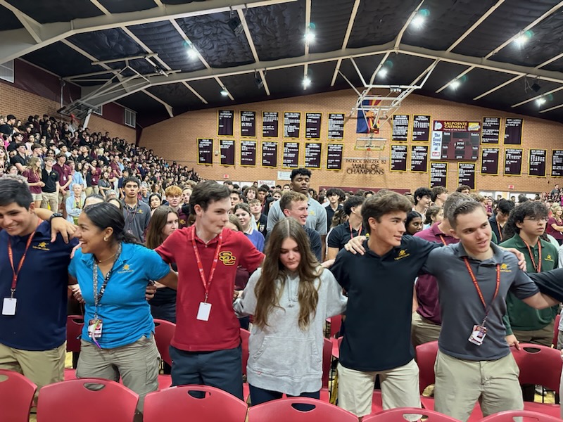 Flower of Carmel Mass Students