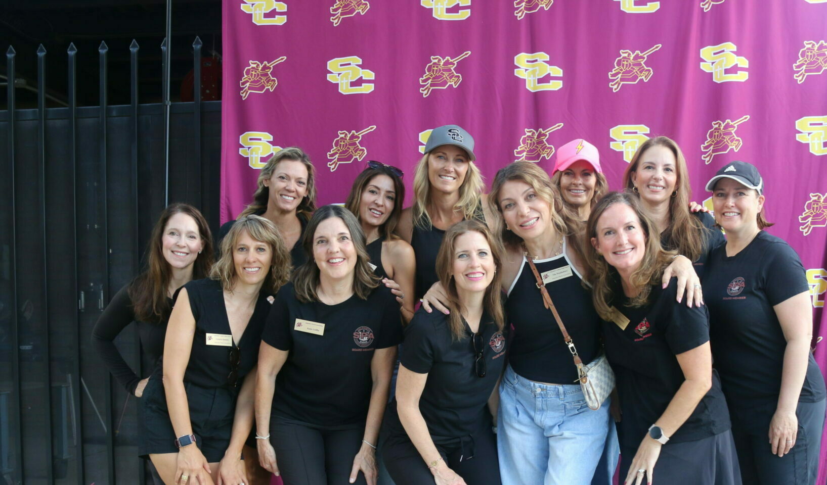 SPA parents posing at last first day event